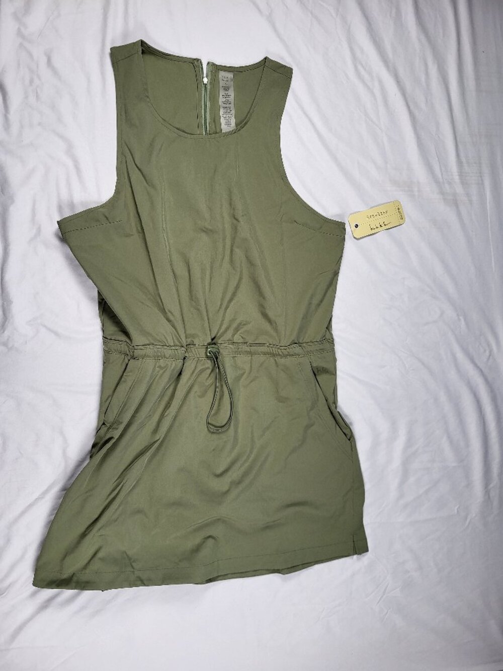 Nicole Miller Artelier Dress Women's XL Green Sleeveless Lightweight City